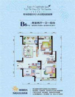 B6户型76㎡