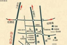 昌顺豪庭交通图